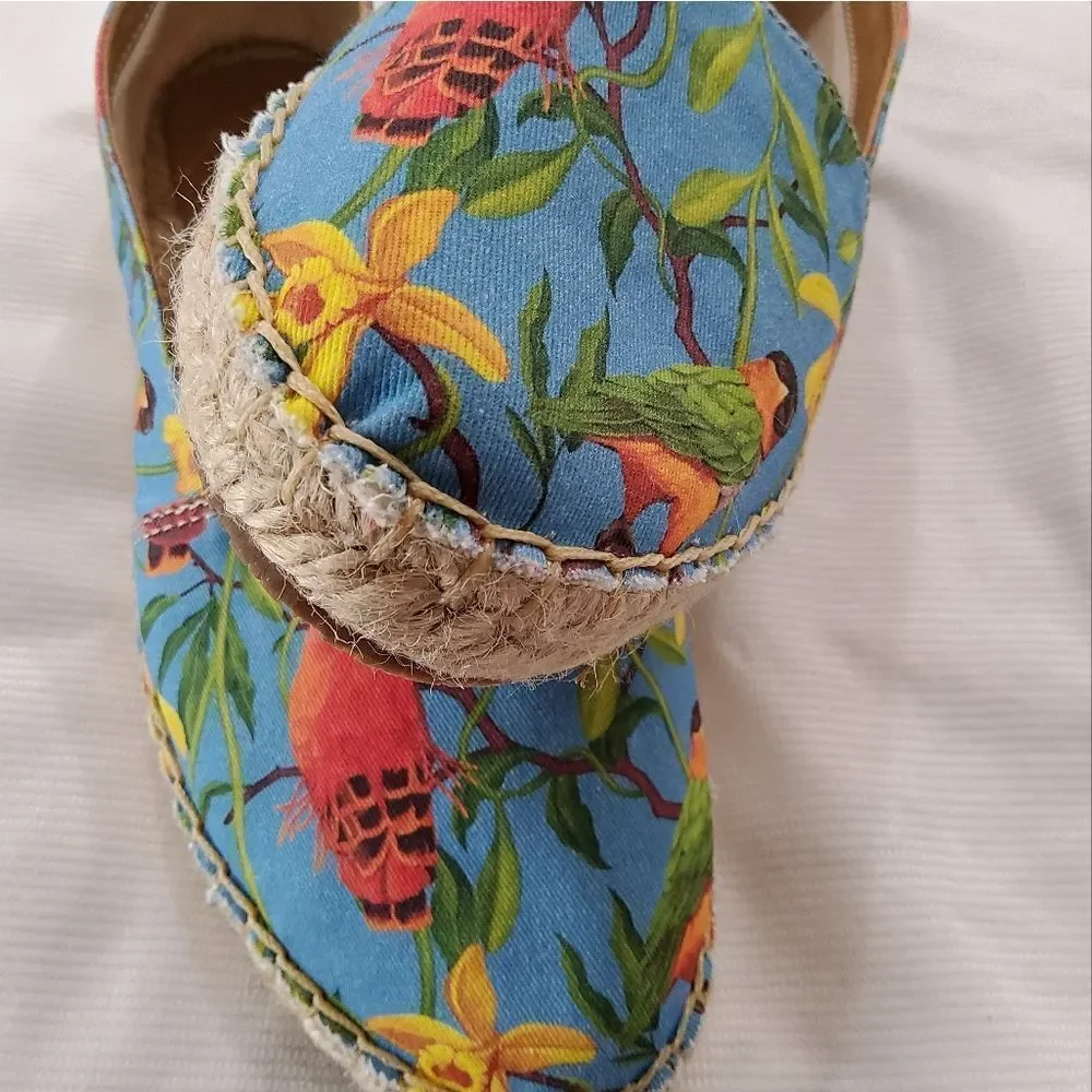 Wisdom Bird Tropical Luxury Women's Tienda Espadrilles Size 38/7,5